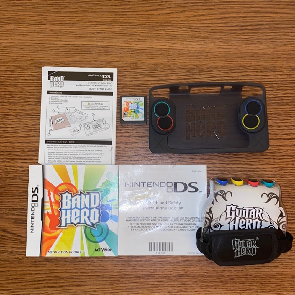 Nintendo BandHero/Guitar Hero Game & Accessories